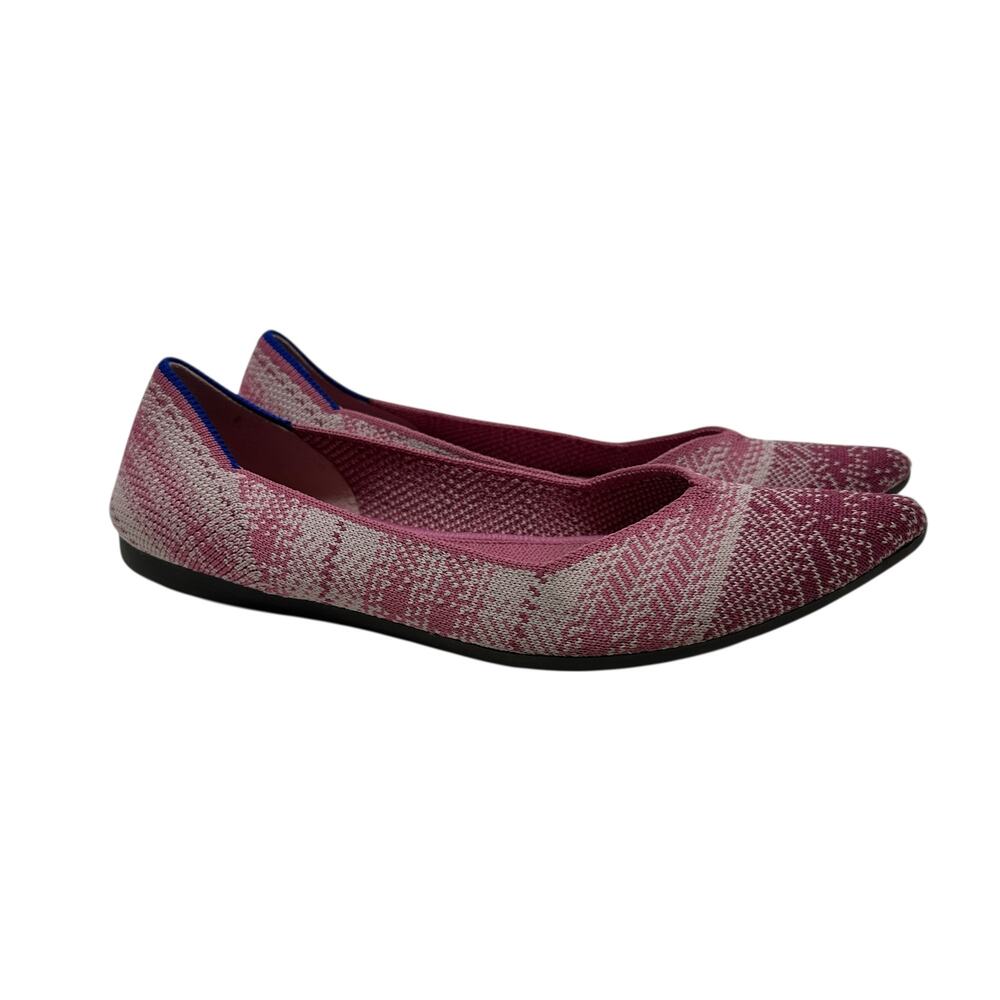 Rothy's The Point Flats Limited Edition Pink Needlepoint Size‎ 7 - Picture 8 of 14